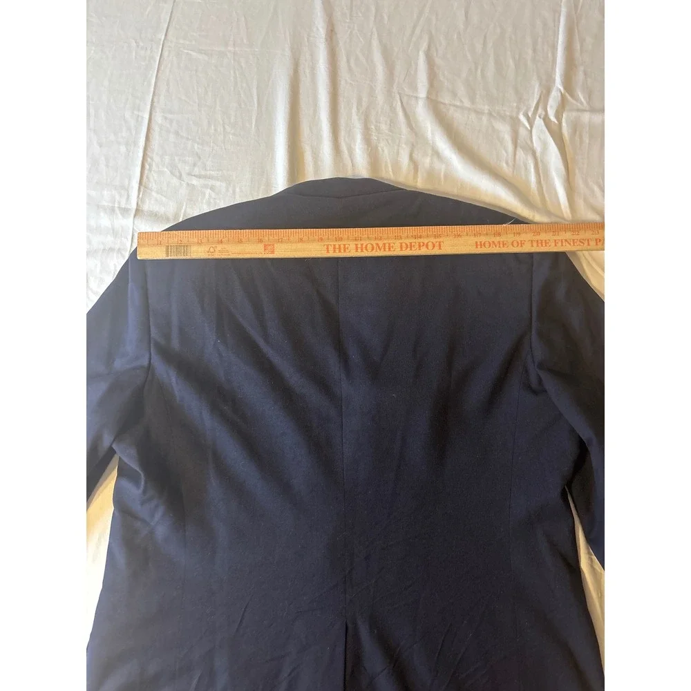 Polo Ralph Lauren Blazer Mens 42L Navy Blue  Gold‎ Crest Buttons USA
